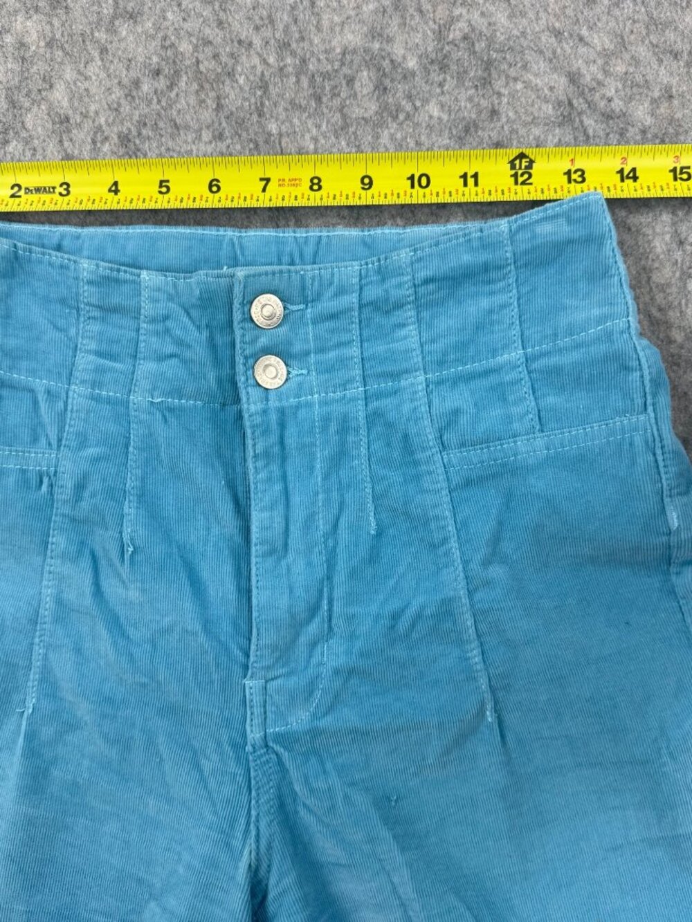 We The Free Jayde Corduroy Flare Pants Blue Size 27 - Picture 3 of 14